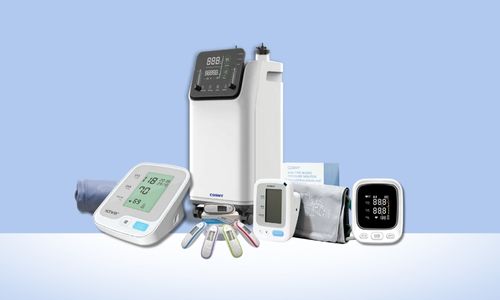 เครื่องผลิตออกซิเจนและเครื่องวัดความดัน/วัดไข้