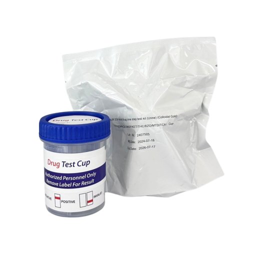 WILBUR DOA Multi-Drug one step test kit (Urine) (Colloidal Gold)(AMP/MDMA/COC/MOP/KET/THC/BZO/MTD/TCA)Cup