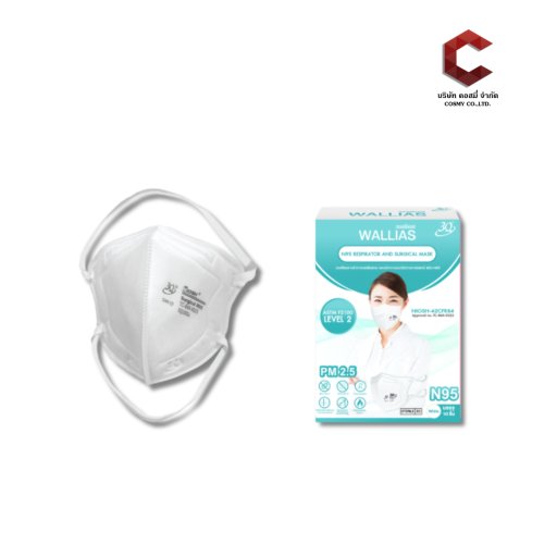 WALLIAS N95 Respirator and Surgical Mask